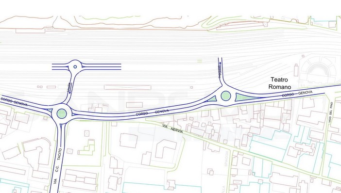 Ventimiglia: affidato lo studio per una nuova viabilità in corso Genova in previsione del nuovo parcheggio