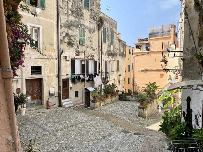 Uno scorcio della Pigna, il centro storico di Sanremo