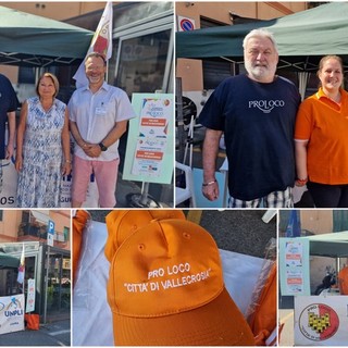 Unpli, sul solettone nord gazebo promozionale della Pro Loco Città di Vallecrosia (Foto)