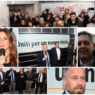 Sanremo: pomeriggio istituzionale al point di Sergio Tommasini con la senatrice Lucia Borgonzoni e il Presidente della Regione Liguria Giovanni Toti (Foto e Video)