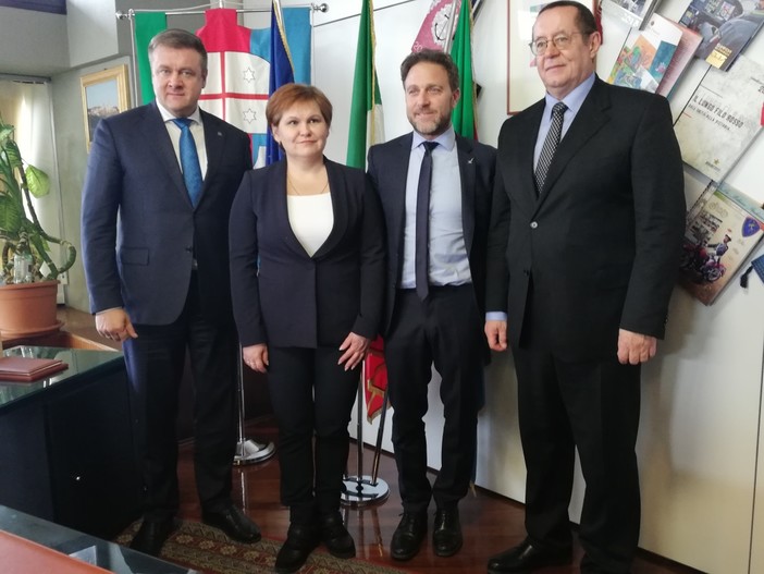 Incontro con delegazione russa, Piana: “Liguria e Russia sono legate da rapporti consolidati con scambi culturali e economici di grande importanza”