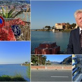 Ventimiglia, Scullino: &quot;Nei primi 100 giorni di mandato farò partire il cantiere della passerella&quot; (Foto e video)