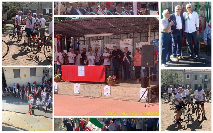 Terminata questa mattina nel basso Piemonte la 'Pedalata resistente' partita venerdì da Imperia (Foto)