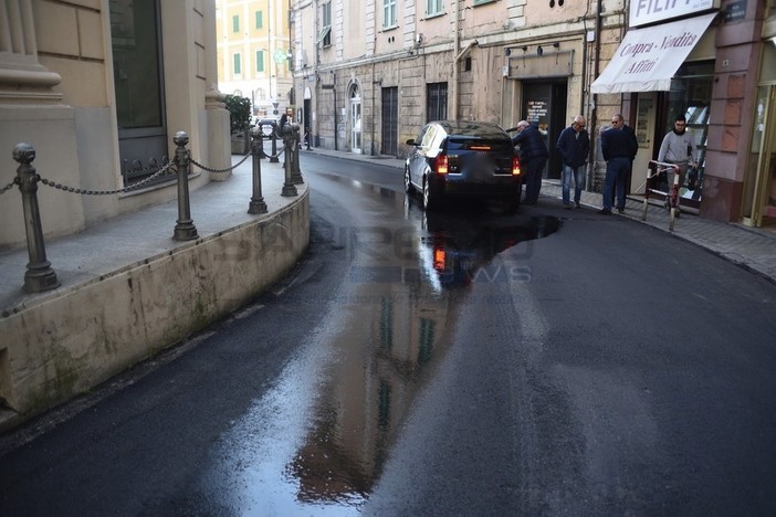 La perdita di via San Francesco