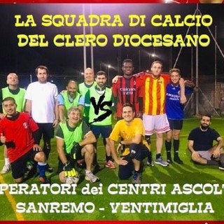 Sanremo: lunedì partita di calcio di beneficenza tra Clero e Centri Ascolto, un'occasione per aiutare la comunità