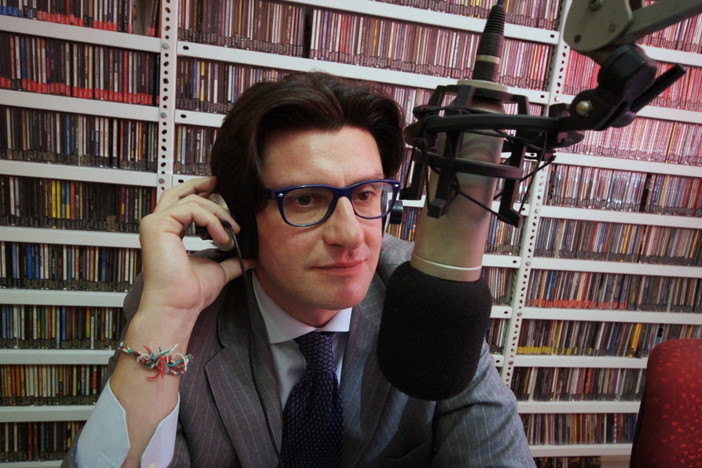 Il Sindaco di Imperia, Paolo Strescino, Dj per un giorno a 'Radio Onda Ligure 101'