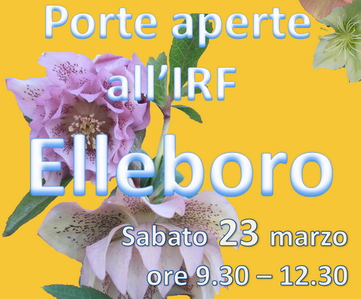 Venerdì e sabato prossimo l’istituto regionale per la floricoltura di Sanremo apre le porte al pubblico
