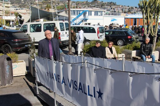 Sanremo, il prefetto di Imperia Romeo visita la nave  “Aurelio Visalli” (Foto)