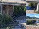 Ventimiglia, il maltempo innalza il livello del Roya: danneggiati i pilastri del ponte Cassini (Foto)