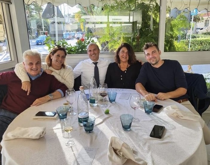 Il pranzo di Alessandro Sindoni con Mauro Menozzi, Simona Moraglia, Ester Moscato e Paolo Masselli