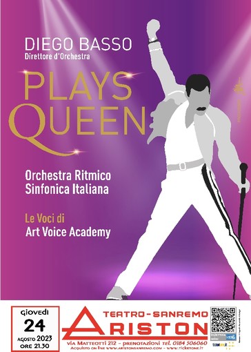 &quot;Plays Queen&quot; a Sanremo, Diego Basso sul palco dell'Ariston