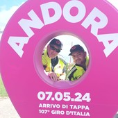 Protezione civile di Ventimiglia in servizio al Giro d'Italia ad Andora (Foto)