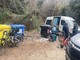 Sanremo: a Pian della Castagna molte squadre nazionali di Mtb ma lo 'slargo' è una discarica a cielo aperto (Foto)