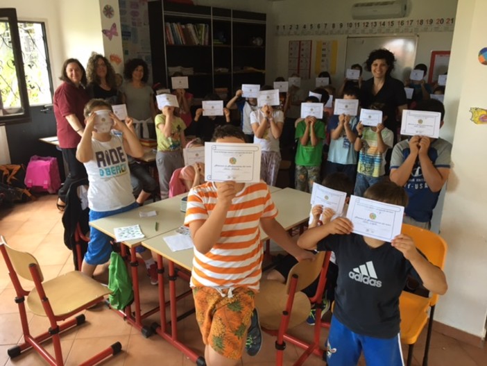 Civezza: premiazione finale alla scuola primaria del progetto di 'Biologia marina e salvaguardia del mare'