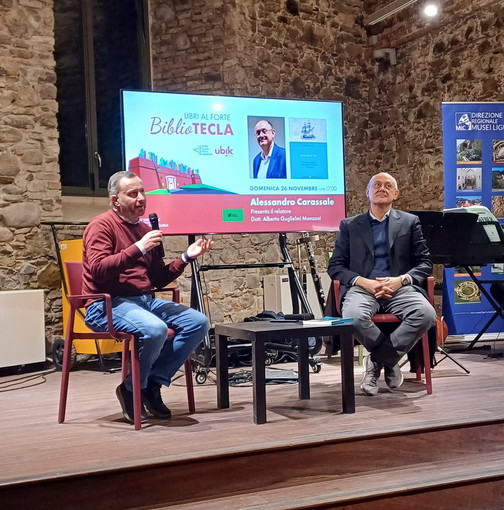 Sanremo: buona partecipazione al Forte di Santa Tecla per la presentazione del libro di Alessandro Carassale