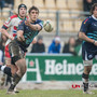 Paolo Buso in azione con le Zebre