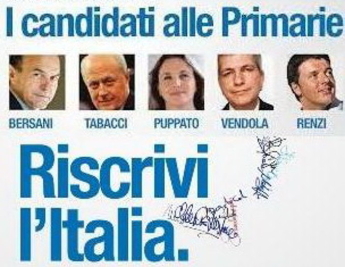 Domenica si svolgono le Primarie del centrosinistra: ecco tutti i particolari per capire come si vota