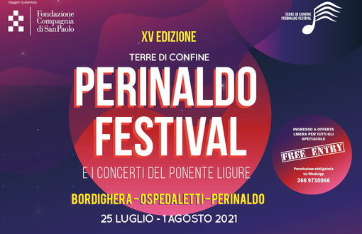 Dal 25 luglio al 1° agosto torna il 'Perinaldo Festival': la 15a edizione nel nome del rilancio culturale del territorio