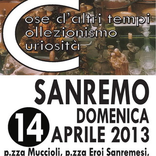 Sanremo: torna domenica prossima nelle piazze storiche l'appuntamento con il 'Mercatino dell'Antiquariato'