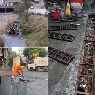 Sanremo: piogge in arrivo, Comune al lavoro per la pulizia di torrenti, tombini e griglie