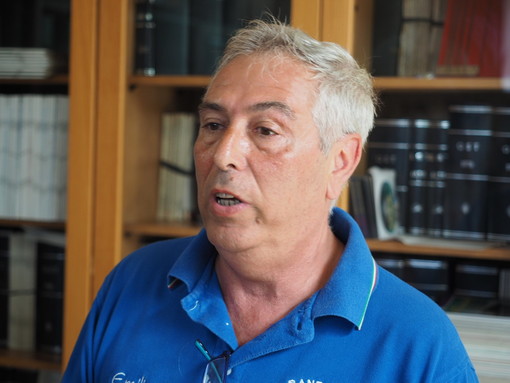 Emilio Borea il 31 luglio 2017 mentre spiegava l'iniziativa