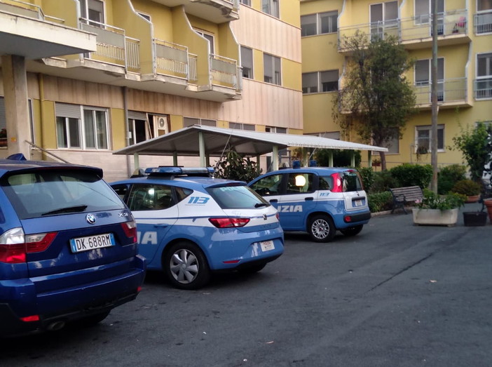 La Polizia stamattina a Casa Serena