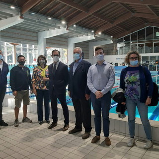 Bordighera: riaperta questa mattina la palestra del Palasport, lunedì prossimo toccherà alla piscina (Foto)