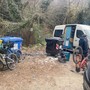 Sanremo: a Pian della Castagna molte squadre nazionali di Mtb ma lo 'slargo' è una discarica a cielo aperto (Foto)