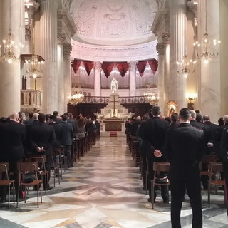 Imperia: celebrata questa mattina nella Basilica di Porto Maurizio la Messa del 'Precetto Pasquale' (Foto)