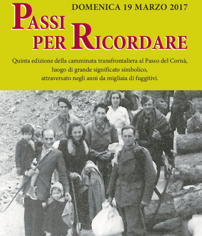 Ventimiglia: domenica prossima per 'Passi per ricordare', l'appuntamento con la 'Camminata al Passo del Cornà'