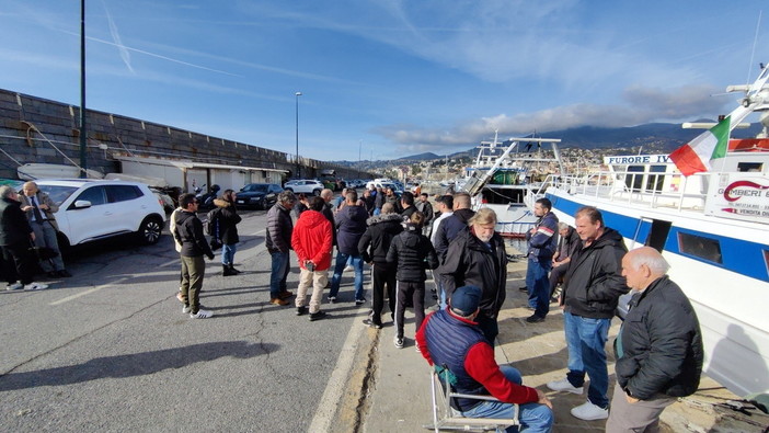 Sanremo: manifestazione dei pescatori in porto, Rolando &quot;Ne ho parlato con il Senatore Berrino&quot;