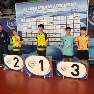 Matteo Marani Medaglia di Bronzo a Terni al 2° Torneo Nazionale di Tennis Tavolo