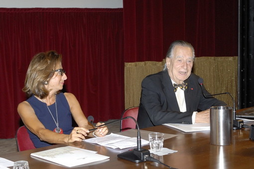Paolo Portoghesi ai Martedì Letterari nel 2013