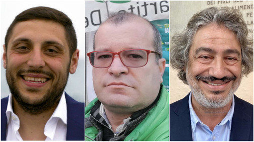 Da sinistra: Cristian Quesada, Marco Torre e Lucio D'Aloisio