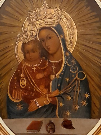 Sanremo: donata al Santuario della Madonna della Costa la copia del quadro della Vergine realizzato da Carlo Alberto