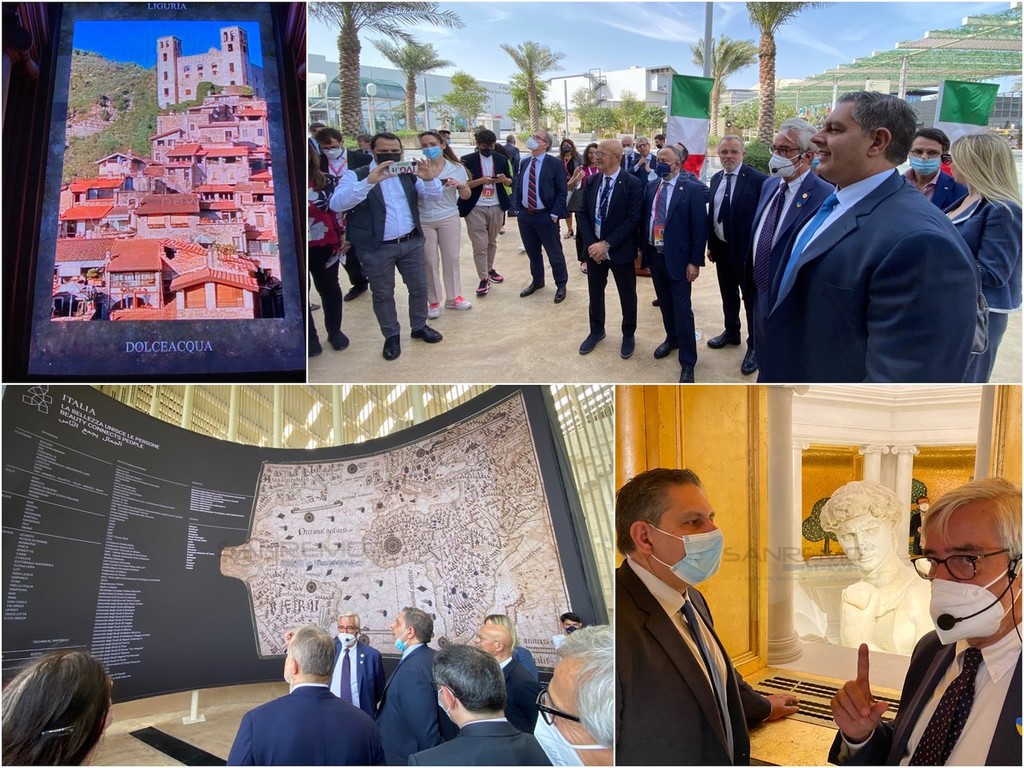 A Expo Dubai e il giorno di Regione Liguria, Toti: “Siamo terra di incontri  e scambi tra bellezza del passato e voglia di modernità” (Foto e Video) -  Sanremonews.it