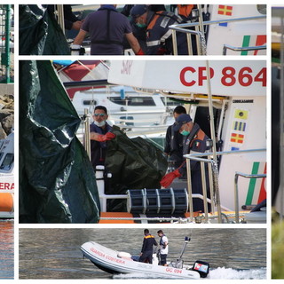 Sanremo: cadavere recuperato ad un miglio dal porto vecchio, operazioni di soccorso della Guardia Costiera (Foto)