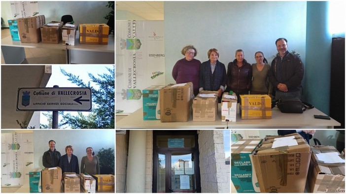 Vallecrosia, l'associazione Bethel dona beni di prima necessità al Comune: &quot;Gesto solidale verso le famiglie bisognose&quot; (Foto e video)