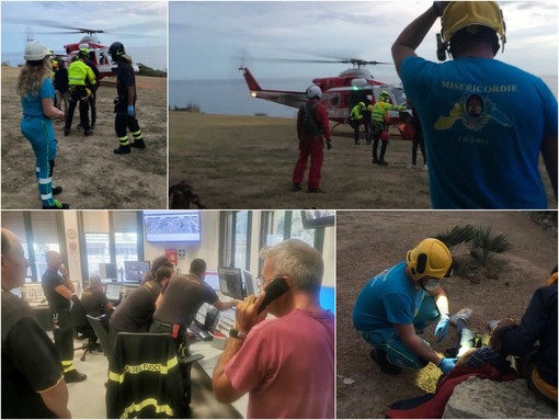 Ventimiglia: dieci migranti dispersi nella zona del Monte Fuga, recuperati con l'elicottero