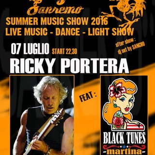 Sanremo: per il ciclo &quot;Summer Music Show&quot;al Pico de Gallo appuntamento speciale con Ricky Portera