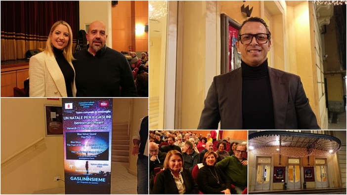 Serata musicale benefica pro Gaslini, l'ex calciatore César a Ventimiglia per Ryan (Foto e video)