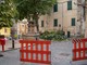 Taggia: grosso ramo cade in piazza Cavour, scattano messa in sicurezza e accertamenti sulla pianta