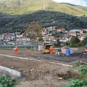 Ventimiglia: sono ripresi i lavori per il nuovo parcheggio di Bevera, verranno allestiti 50 posti auto (Foto)