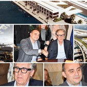 Sanremo: giornata storica, firmata la convenzione che cancella l'ecomostro e fa terminare Portosole (Foto e Video)