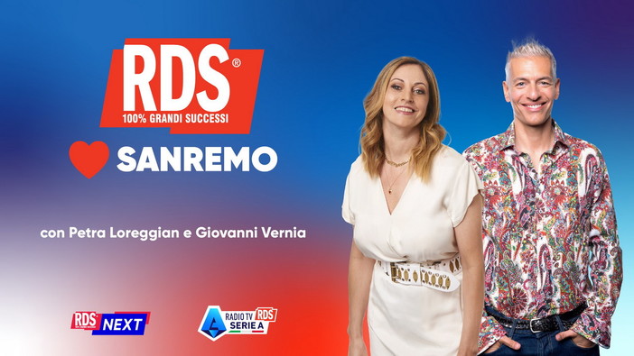 Dal 5 al 10 febbraio RDS 100% grandi successi torna al festival di Sanremo