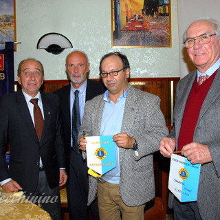 Esperti di microclima e meteorologia della Provincia di Imperia, relatori e ospiti al Lions Club Sanremo Host