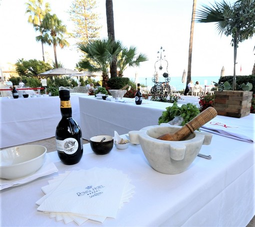 Sanremo grande successo per la “Royal Dining Experience” dedicata ai profumi e sapori della Liguria
