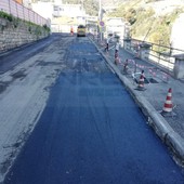 Sanremo: lavori di via Margotti quasi terminati, a breve si transiterà senza pericoli a Baragallo (Foto)