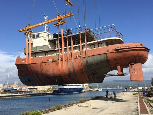 A fine estate arriverà a Imperia il rimorchiatore 'Baltic' per la trasformazione in imbarcazione da diporto