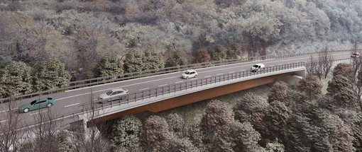 Rendering progetto Viadotto A6